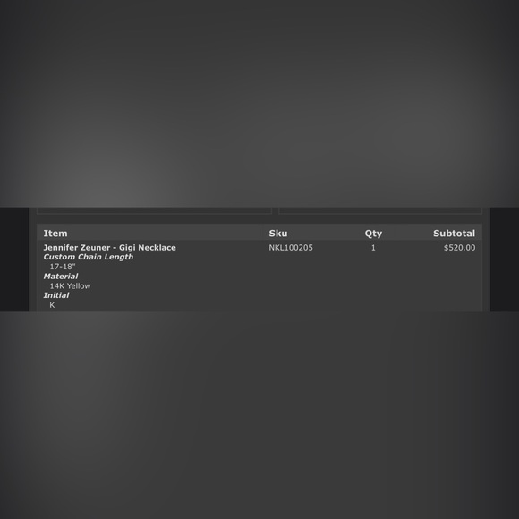 Jennifer Zeuner Gigi 14K Gold “K” Initial Necklace - Picture 6 of 9